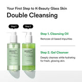 [1+1] Green Barley Cleansing Duo (Oil+Gel Cleanser)